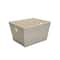 Simplify Large Faux Jute Grommet Storage Bin